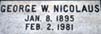 Geo. W. Nicolaus